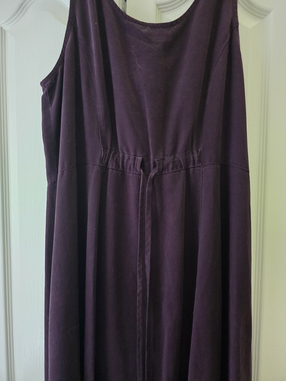 Nordstrom Button-Front Purple Tank Dress - Picture 2 of 5